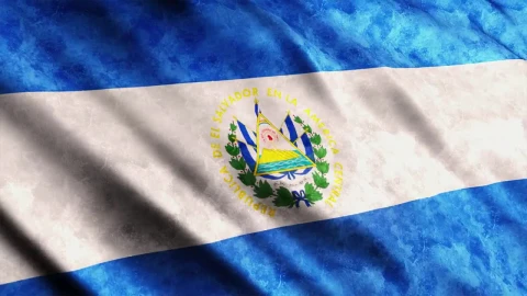 Stock Video Flag Of El Salvador Of South America Live Wallpaper For PC - Free Live Wallpaper