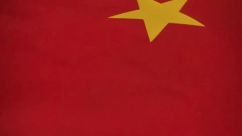 Stock Video Flag Of China In A Very Close View Live Wallpaper For PC - Free Live Wallpaper