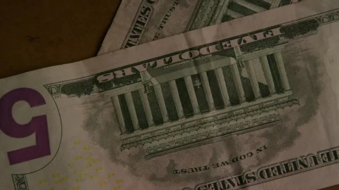 Stock Video Five Dollar Bills Pulling Into The Table Live Wallpaper For PC - Free Live Wallpaper