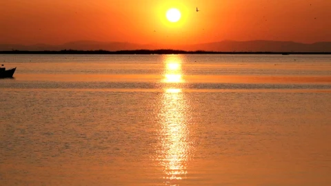 Stock Video Fishing Boat Crossing The Sea Live Wallpaper For PC - Free Live Wallpaper