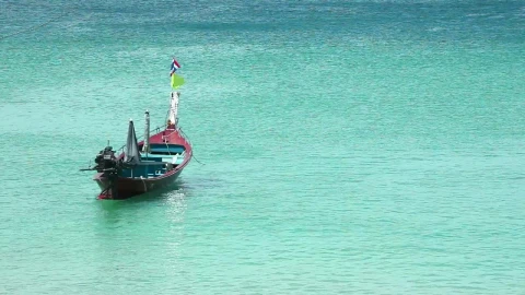 Stock Video Fishing Boat At The Sea During The Day Live Wallpaper For PC - Free Live Wallpaper