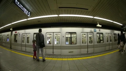Stock Video Fisheye Lens Shot Of The Subway Arriving Live Wallpaper For PC - Free Live Wallpaper