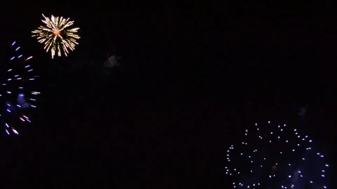 Stock Video Fireworks Exploding Across The Night Sky Live Wallpaper For PC - Free Live Wallpaper
