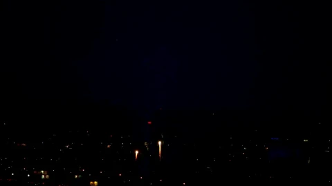 Stock Video Fireworks Celebration In The City Live Wallpaper For PC - Free Live Wallpaper