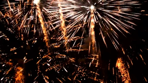 Stock Video Fireworks At Night Sky Live Wallpaper For PC - Free Live Wallpaper