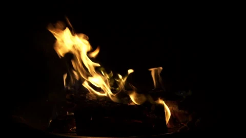 Stock Video Fire Pit After Sunset Live Wallpaper For PC - Free Live Wallpaper