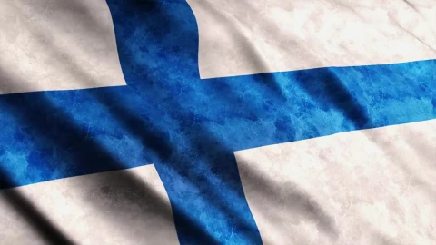 Stock Video Finland Flag Animation While Is Waving Live Wallpaper For PC - Free Live Wallpaper