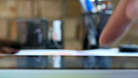 Stock Video Finger Using A Touchscreen Live Wallpaper For PC - Free Live Wallpaper