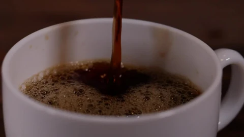 Stock Video Filling A White Cup Of Coffee Live Wallpaper For PC - Free Live Wallpaper