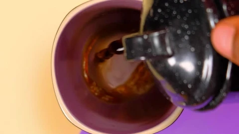 Stock Video Filling A Cup With Coffee On A Surface With Allegory Live Wallpaper For PC - Free Live Wallpaper