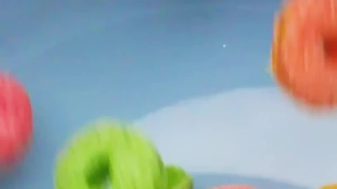 Stock Video Filling A Bowl With Sugary Ring Cereal Live Wallpaper For PC - Free Live Wallpaper
