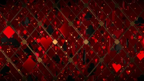 Stock Video Figures Of Floating Poker Cards D Render Live Wallpaper For PC - Free Live Wallpaper