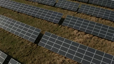 Stock Video Field Covered Solar Panels From The Air Live Wallpaper For PC - Free Live Wallpaper