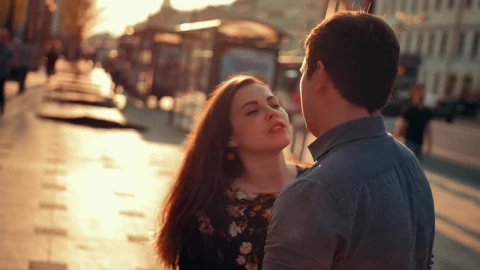 Stock Video Fiancees Dancing And Joking On A Sunset Live Wallpaper For PC - Free Live Wallpaper