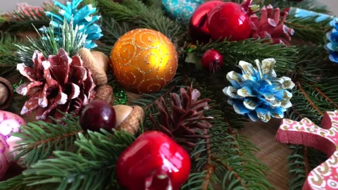 Stock Video Festive Decorations On A Table Live Wallpaper For PC - Free Live Wallpaper