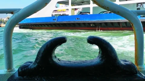 Stock Video Ferry Boat Moving Slowly Live Wallpaper For PC - Free Live Wallpaper