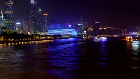 Stock Video Ferries Traffic And The City Buildings Live Wallpaper For PC - Free Live Wallpaper