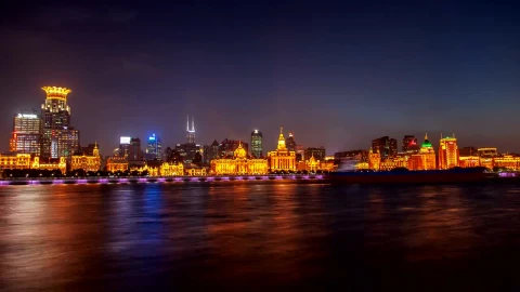 Stock Video Ferries And Cargo Ships Traffic In The River Live Wallpaper For PC - Free Live Wallpaper