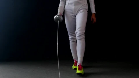 Stock Video Fencer Walking To Battle Area To Start The Fight Live Wallpaper For PC - Free Live Wallpaper