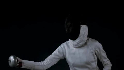 Stock Video Fencer Practicing Basic Attack Movements Live Wallpaper For PC - Free Live Wallpaper