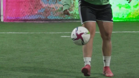 Stock Video Female Soccer Player Doing Freestyle Live Wallpaper For PC - Free Live Wallpaper