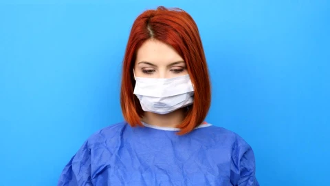 Stock Video Female Chemist Confused With Liquids From Her Work Live Wallpaper For PC - Free Live Wallpaper