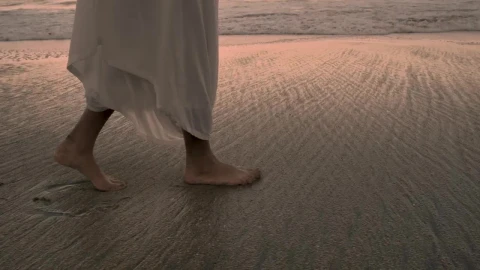 Stock Video Feet Walking On The Beach Live Wallpaper For PC - Free Live Wallpaper
