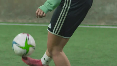 Stock Video Feet Of A Woman Skillfully Ball Juggling Live Wallpaper For PC - Free Live Wallpaper