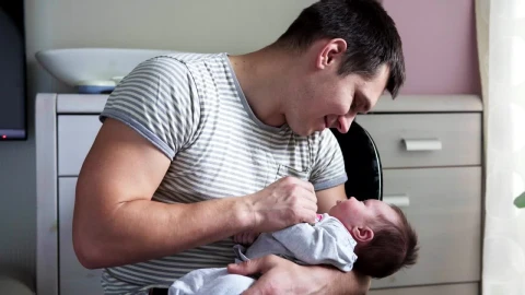 Stock Video Father Playing With His Baby Live Wallpaper For PC - Free Live Wallpaper