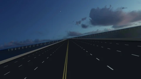Stock Video Fast Virtual Tour Of A D Highway Live Wallpaper For PC - Free Live Wallpaper