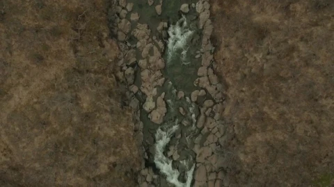 Stock Video Fast Moving Stream Leading To A Waterfall Live Wallpaper For PC - Free Live Wallpaper