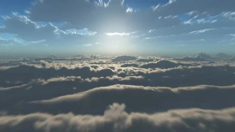 Stock Video Fast Flight Above The Clouds In The Sky Live Wallpaper For PC - Free Live Wallpaper