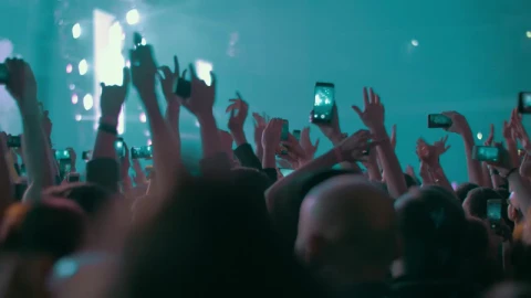 Stock Video Fans Recording On Their Phones Live Wallpaper For PC - Free Live Wallpaper