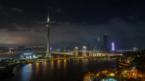 Stock Video Famous Bridge In Macau And Tv Tower Live Wallpaper For PC - Free Live Wallpaper