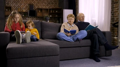 Stock Video Family Quietly Spending Time Together Live Wallpaper For PC - Free Live Wallpaper
