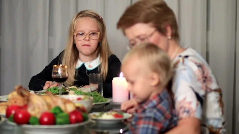 Stock Video Family Having A Meal Together During A Holiday Live Wallpaper For PC - Free Live Wallpaper