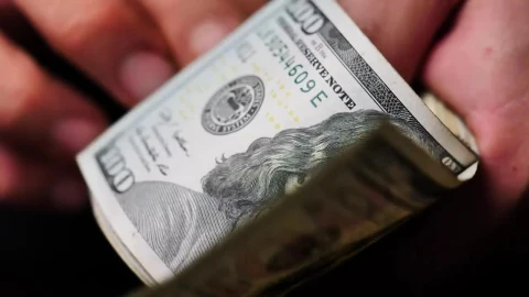 Stock Video Hands Flipping Through A Wad Of Dollars Seen Very Close Live Wallpaper For PC - Free Live Wallpaper