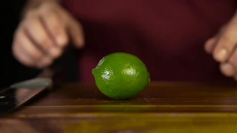 Stock Video Hands Cutting A Lime Live Wallpaper For PC - Free Live Wallpaper
