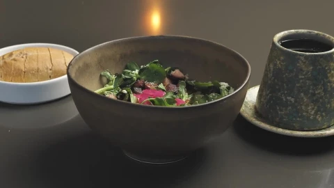 Stock Video Handmade Dinnerware With Food Live Wallpaper For PC - Free Live Wallpaper