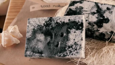 Stock Video Handmade Black And White Soaps On The Table Live Wallpaper For PC - Free Live Wallpaper