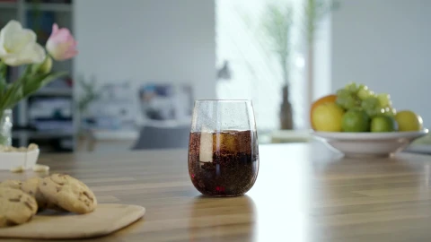 Stock Video Hand Taking A Glass Of Coke Live Wallpaper For PC - Free Live Wallpaper
