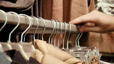 Stock Video Hand Selecting Through Clothes Live Wallpaper For PC - Free Live Wallpaper