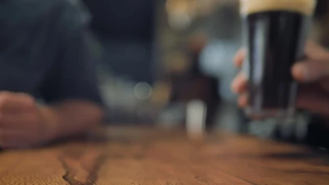 Stock Video Hand Putting A Glass Of Beer Live Wallpaper For PC - Free Live Wallpaper