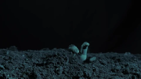 Stock Video Hand Of A Zombie Coming Out Of The Grave Live Wallpaper For PC - Free Live Wallpaper