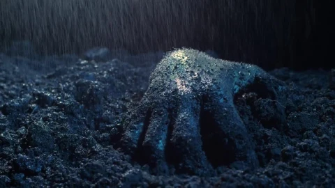 Stock Video Hand Of A Zombie Coming Out Of His Grave Live Wallpaper For PC - Free Live Wallpaper