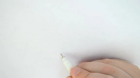 Stock Video Hand Of A Person Drawing A Flower With Stylograph Live Wallpaper For PC - Free Live Wallpaper