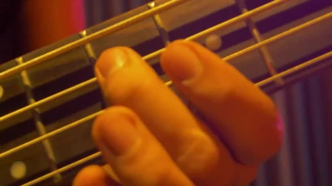 Stock Video Hand Of A Man Skillfully Playing A Bass Live Wallpaper For PC - Free Live Wallpaper