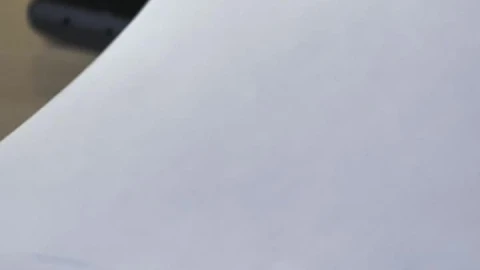 Stock Video Hand Of A Man On A Desk Taking A Sheet Live Wallpaper For PC - Free Live Wallpaper