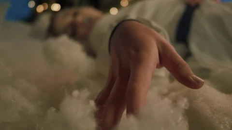 Stock Video Hand Of A Girl Laying On Cotton Wool At Christmas Live Wallpaper For PC - Free Live Wallpaper
