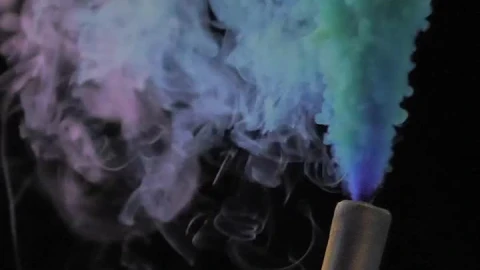 Stock Video Hand Holding A Multicolored Smoke Bomb Live Wallpaper For PC - Free Live Wallpaper